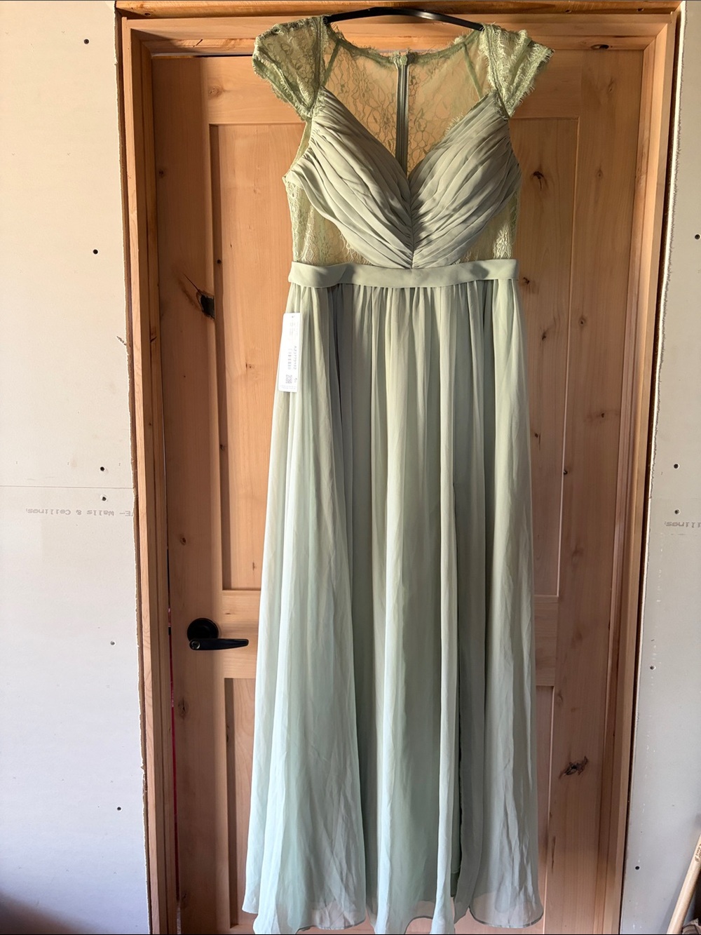 Azazie Suki Bridesmaid Dress in Dusty Sage